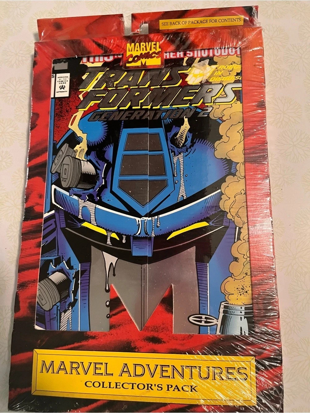 1993 Marvel Transformers Generation 2 #1 GI Joe 140–142 Sealed Comic Pack